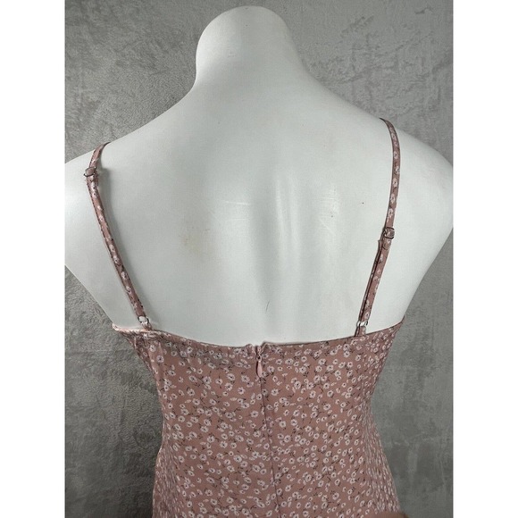 SHEIN Womens Dress SzM US 6 Adjustable Length Floral Print Spaghetti Straps - Picture 3 of 10